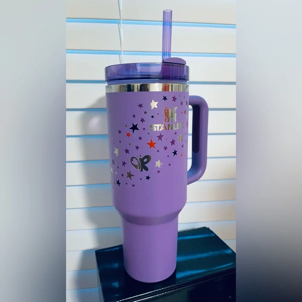 Stanley Limited Edition Olivia Rodrigo Purple Stainless Steel Travel Mug 40 oz - Picture 2 of 5
